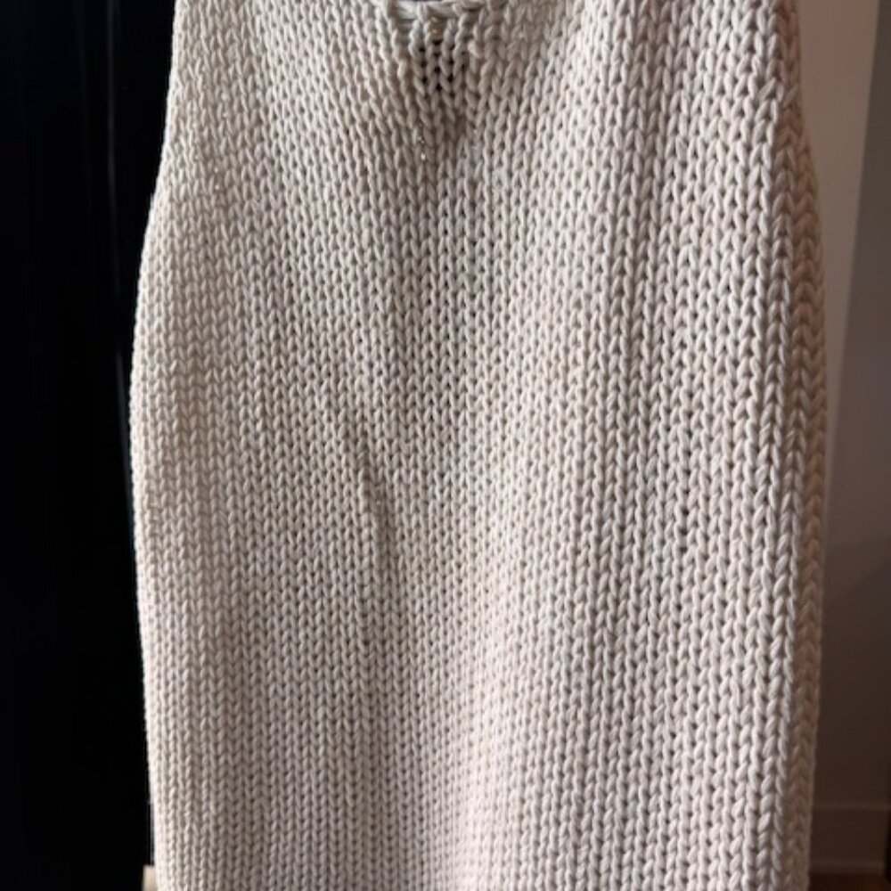 NEW WITH TAGS – DISSH HEIDI CREAM MARLE SCOOP KNIT TANK, XS/S - Picture 5 of 9